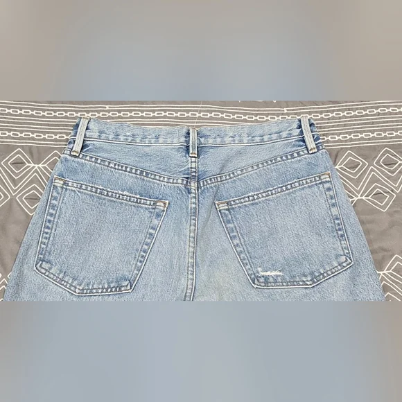 FRAME Le Original High Waisted Straight Leg Ripped Jeans Size 27 - Picture 4 of 9